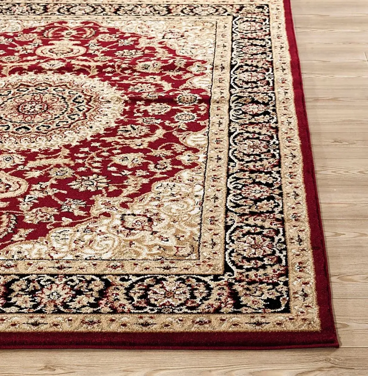 Louanne Burgundy 3'3 x 5' Rug