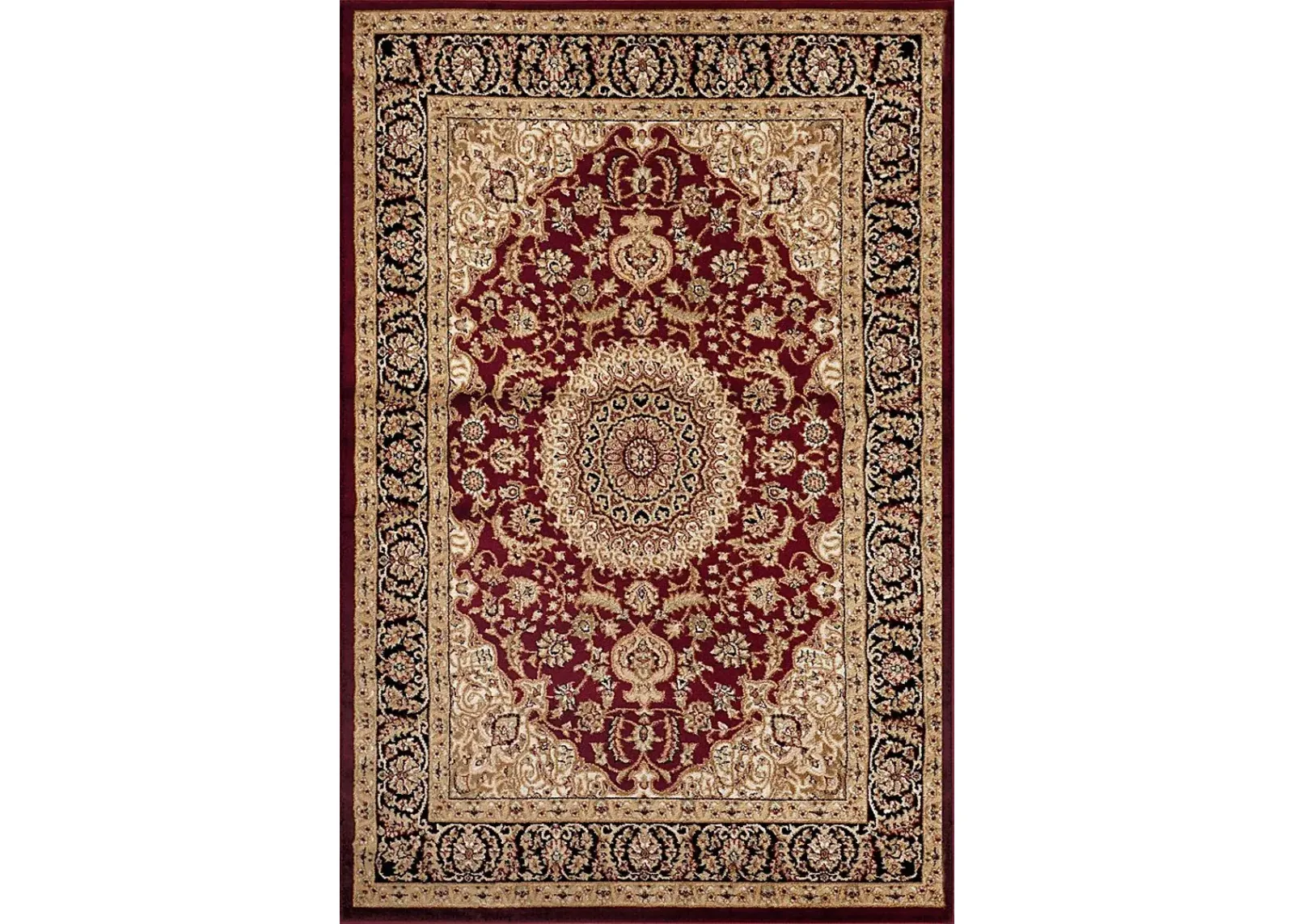 Louanne Burgundy 3'3 x 5' Rug