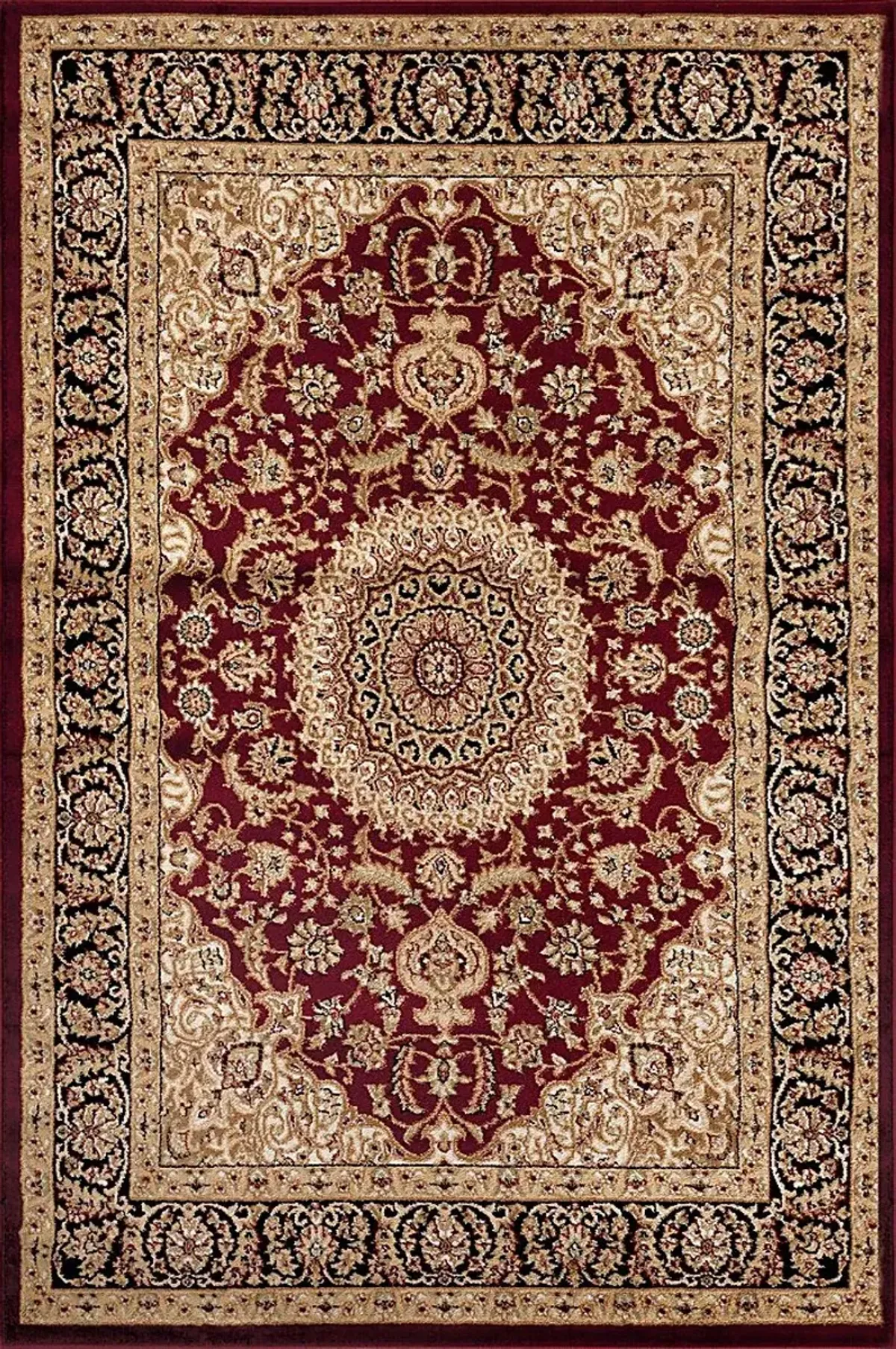 Louanne Burgundy 3'3 x 5' Rug