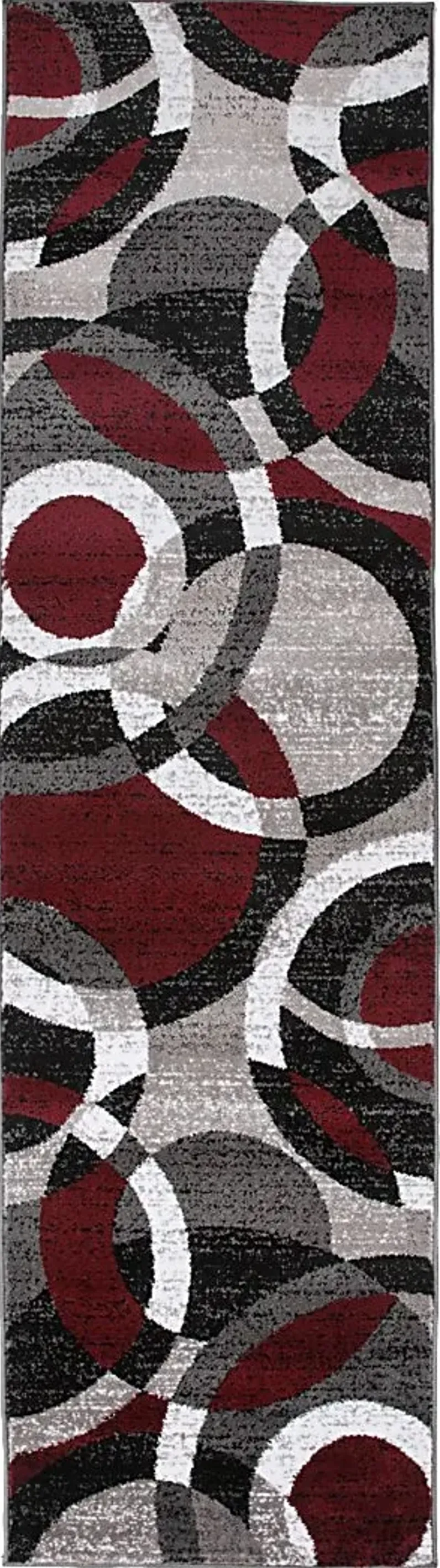 Grantley Red 2' x 7'2 Runner Rug