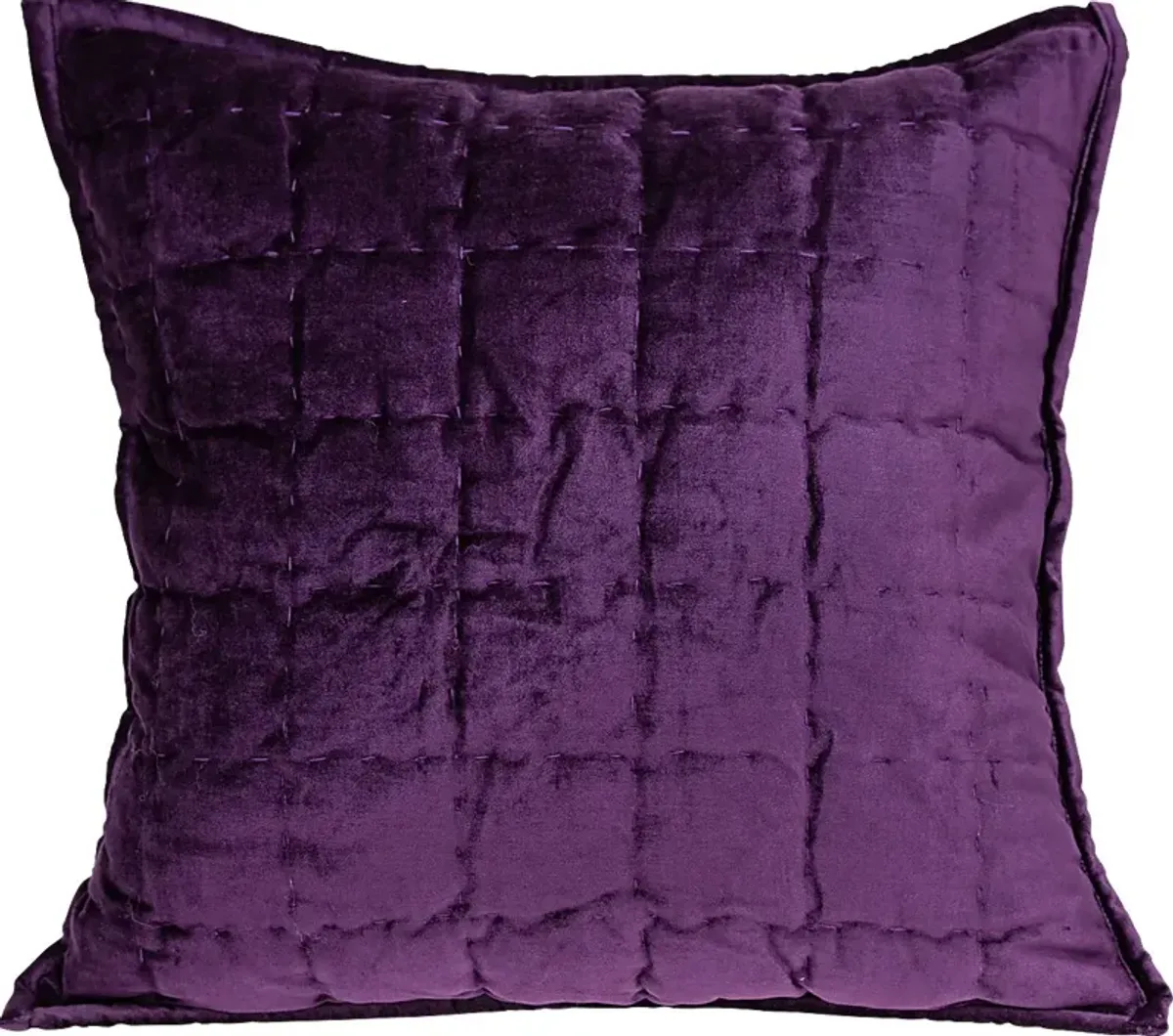 Ethelyn Purple Accent Pillow