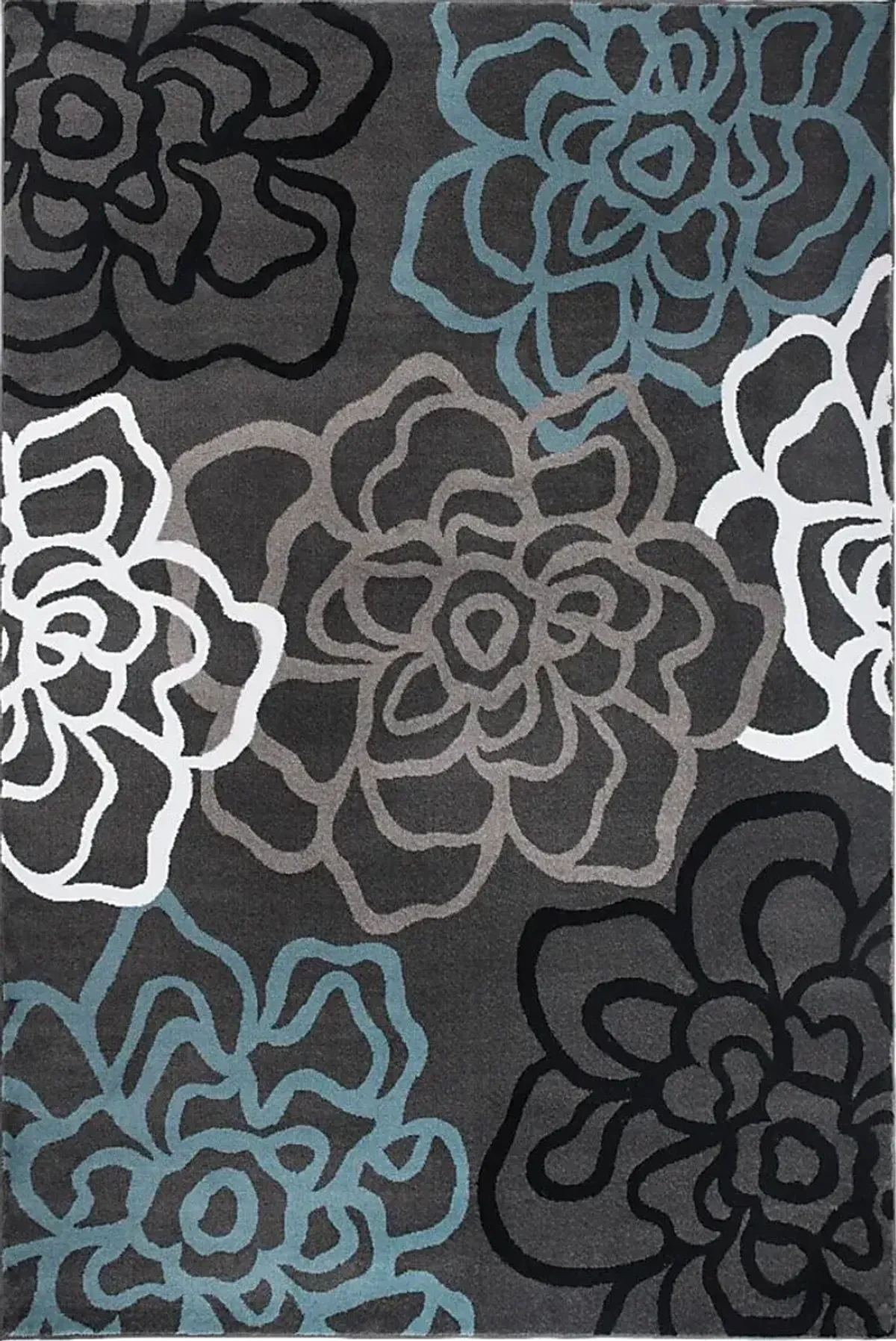 Mangal Dark Gray 3'3 x 5' Rug