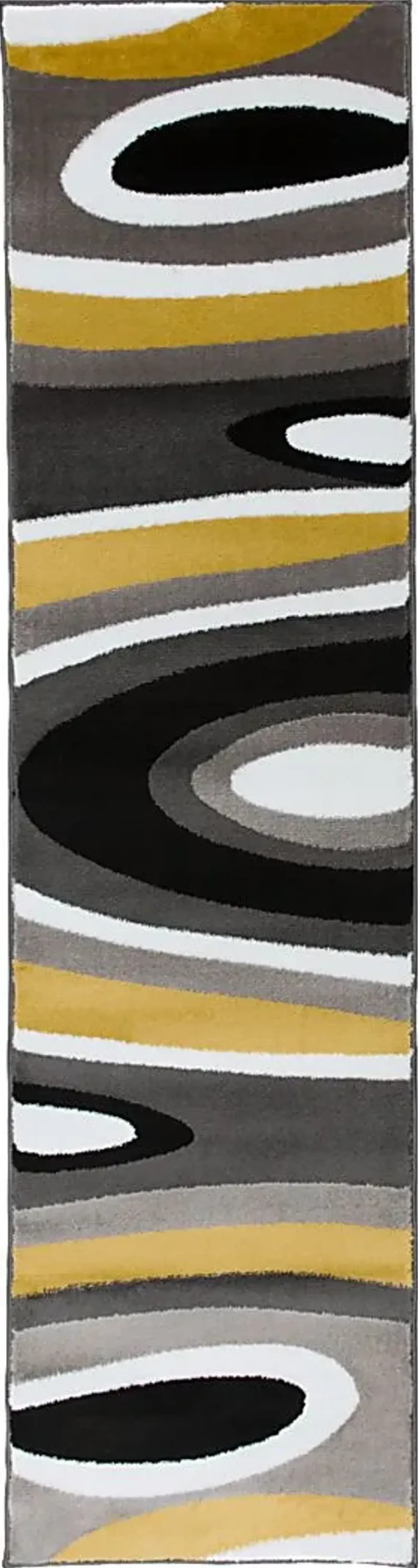 Sheyn Yellow 2' x 7'2 Runner Rug