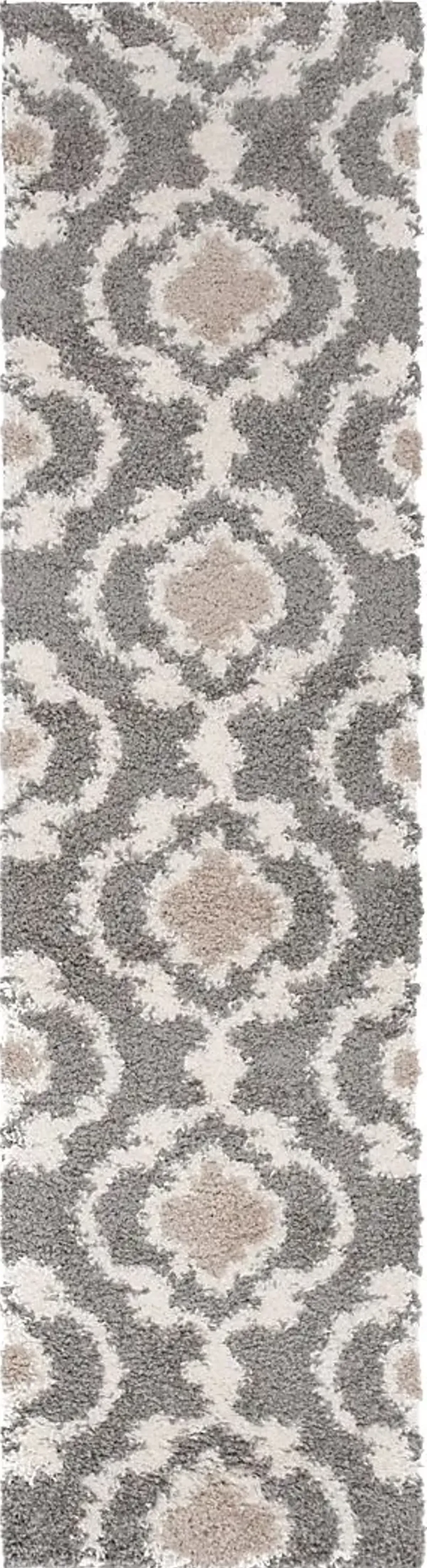 Irenee Gray 2' x 7'2 Runner Rug