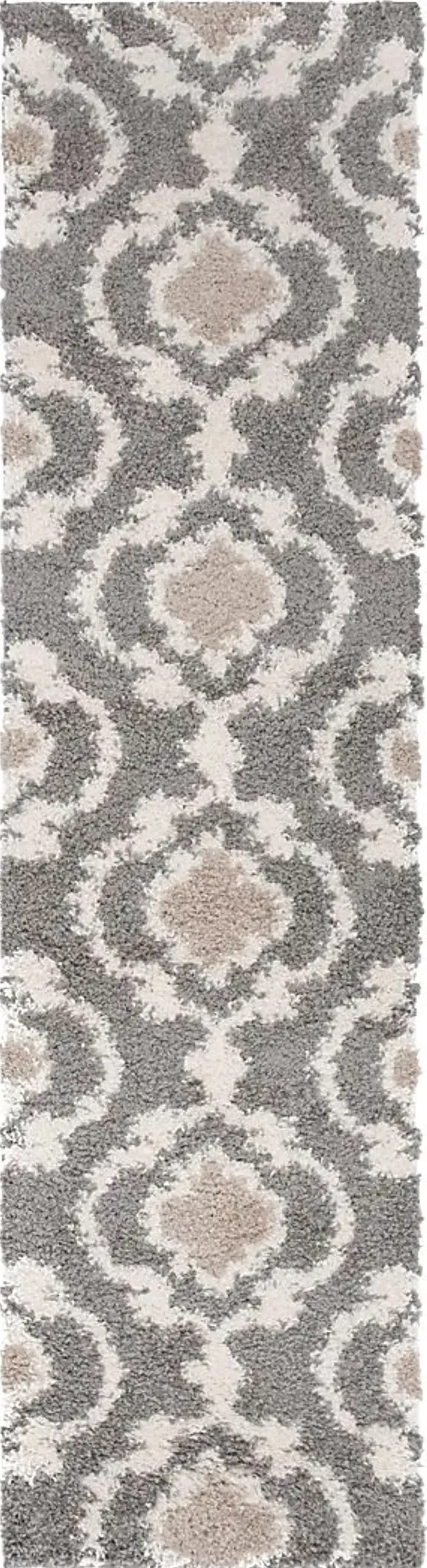 Irenee Gray 2' x 7'2 Runner Rug