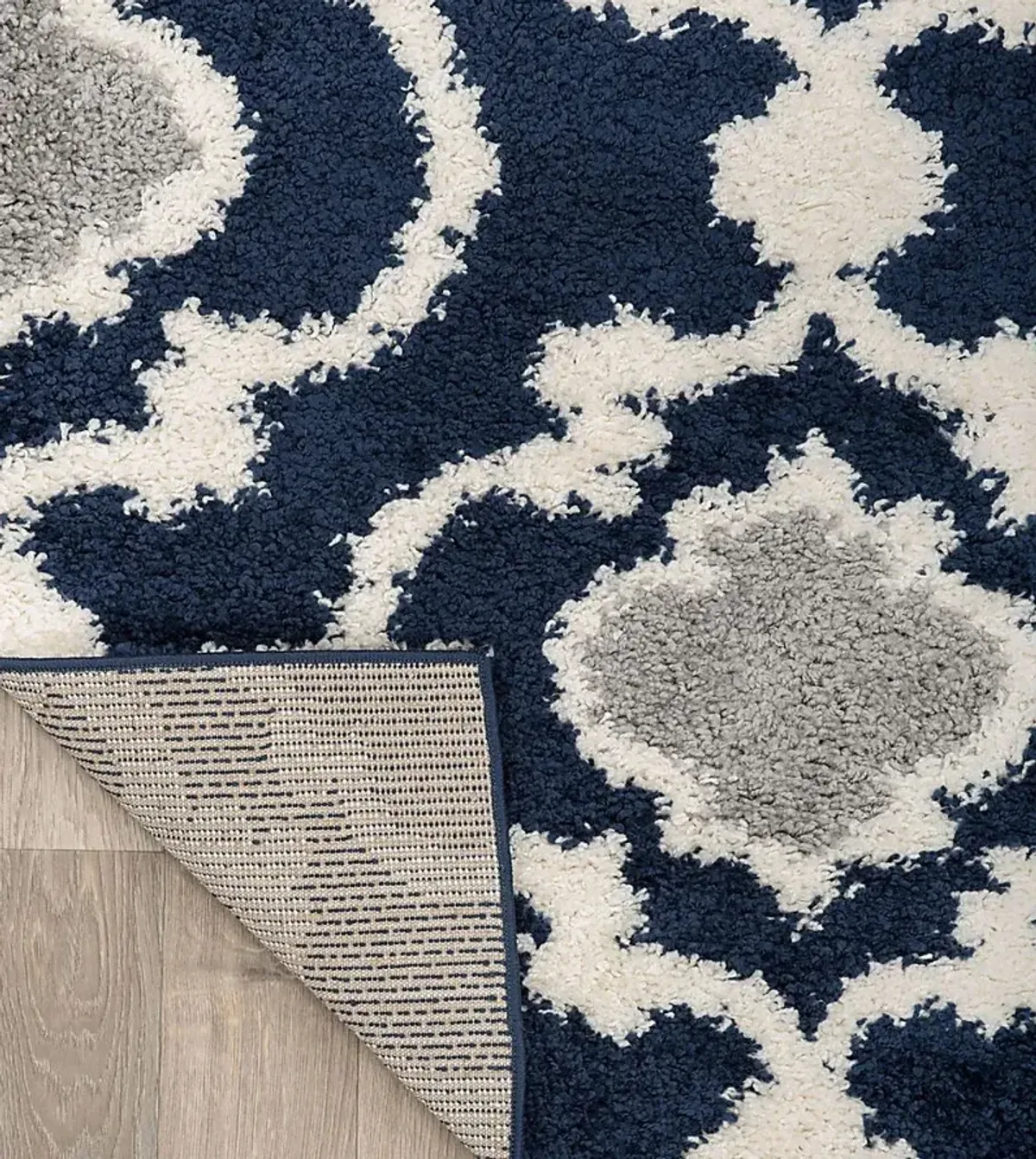 Irenee Navy 2' x 7'2 Runner Rug