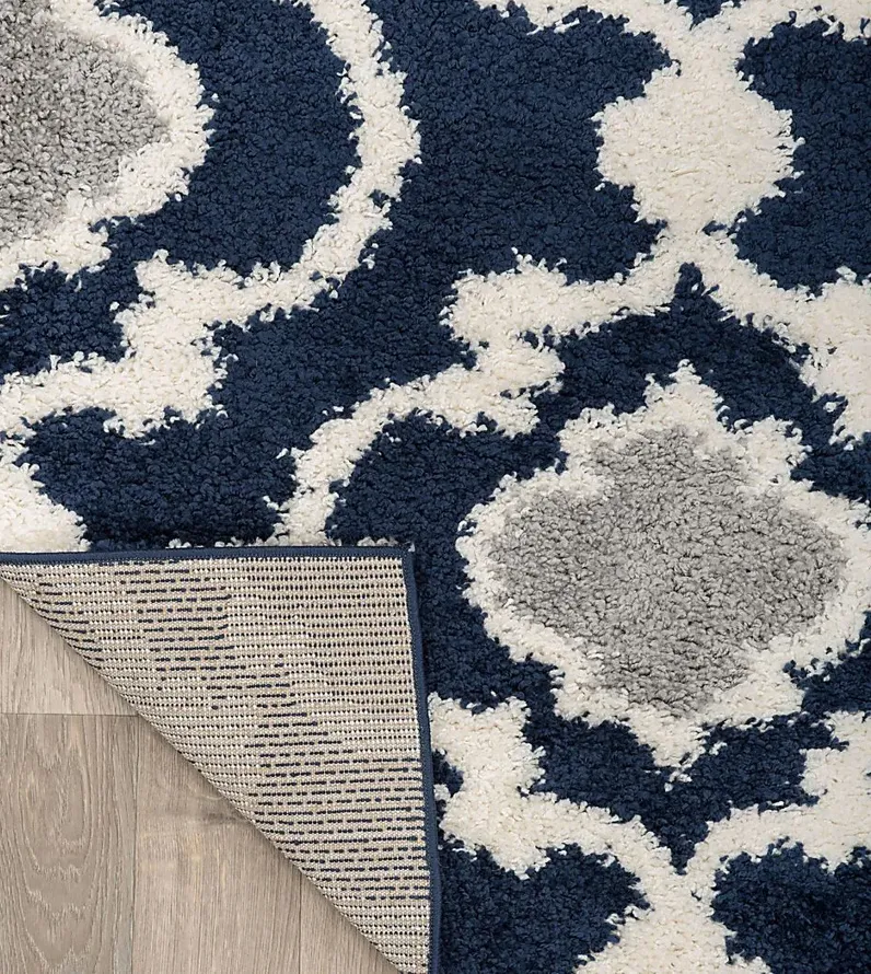 Irenee Navy 2' x 7'2 Runner Rug