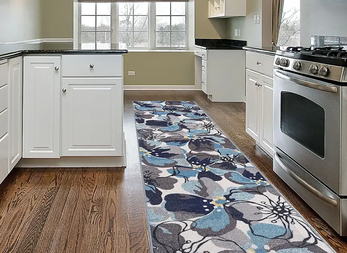 Nichele Gray 2' x 7' Runner Rug