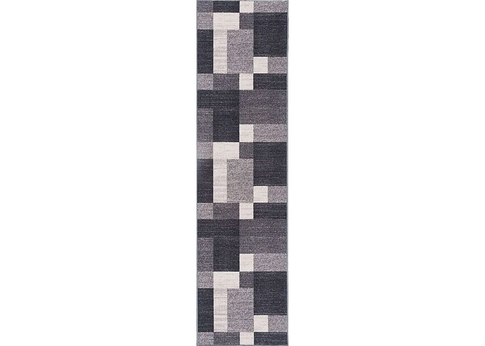 Damalis Gray 2' x 7' Runner Rug