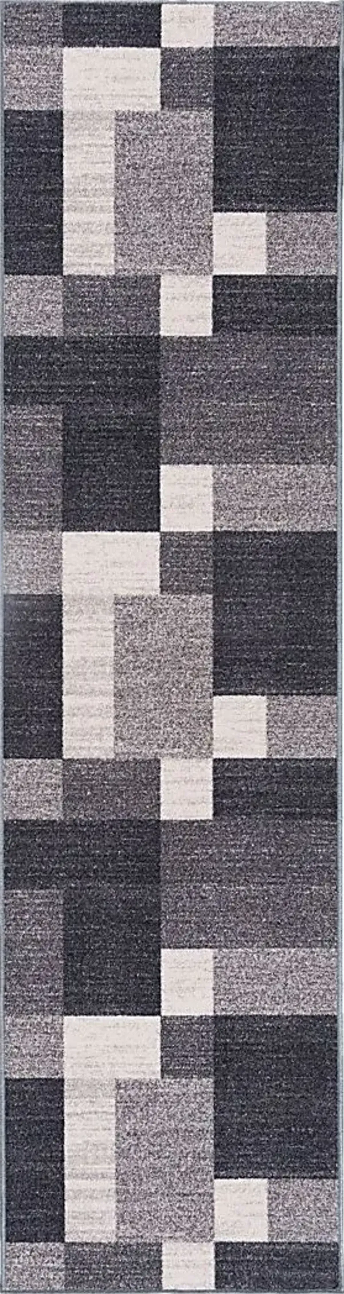 Damalis Gray 2' x 7' Runner Rug