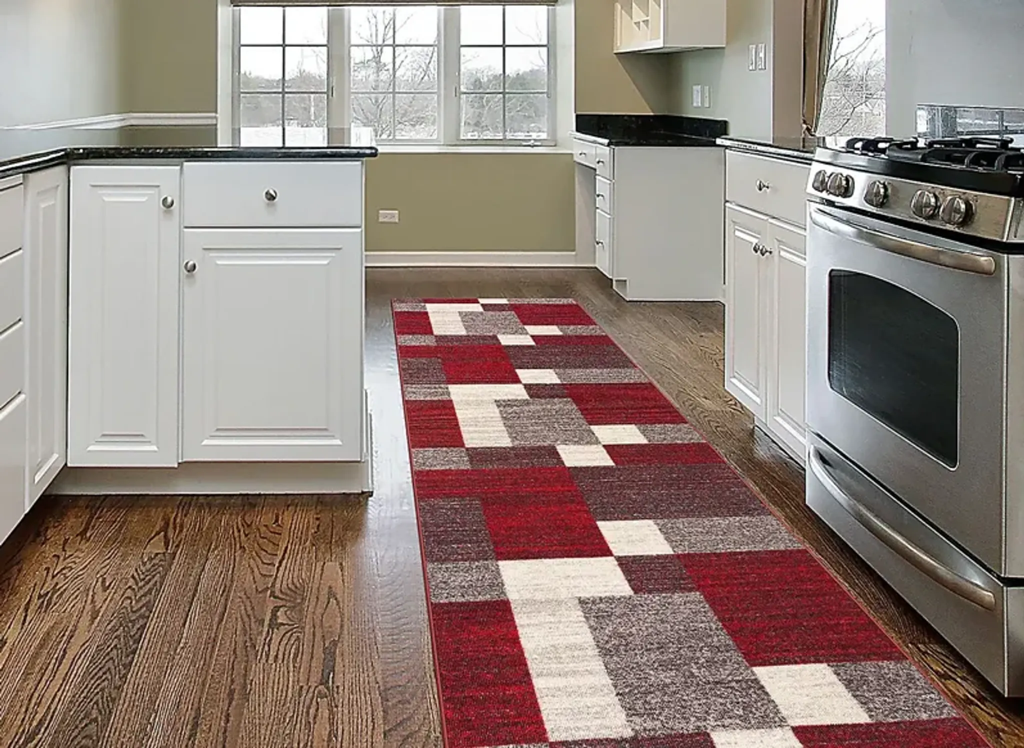 Damalis Red 2 X 7 Runner Rug Rooms To Go | Furniture.com