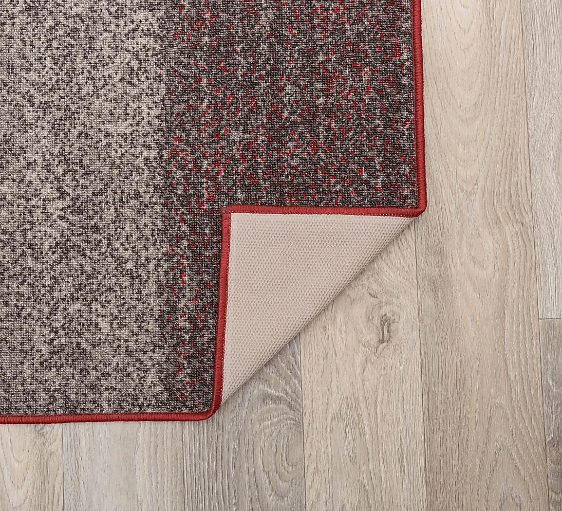 Damalis Red 2' x 7' Runner Rug