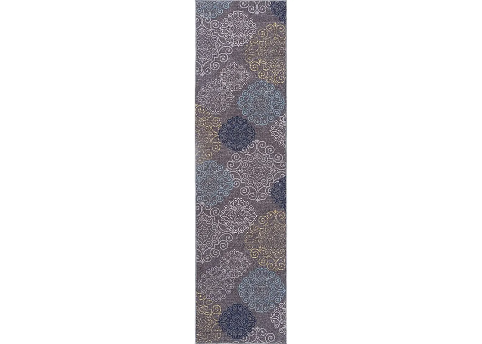 Karlene Gray 2' x 7' Runner Rug