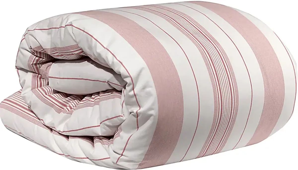 Wallington Ivory Red 3 Pc King Comforter Set