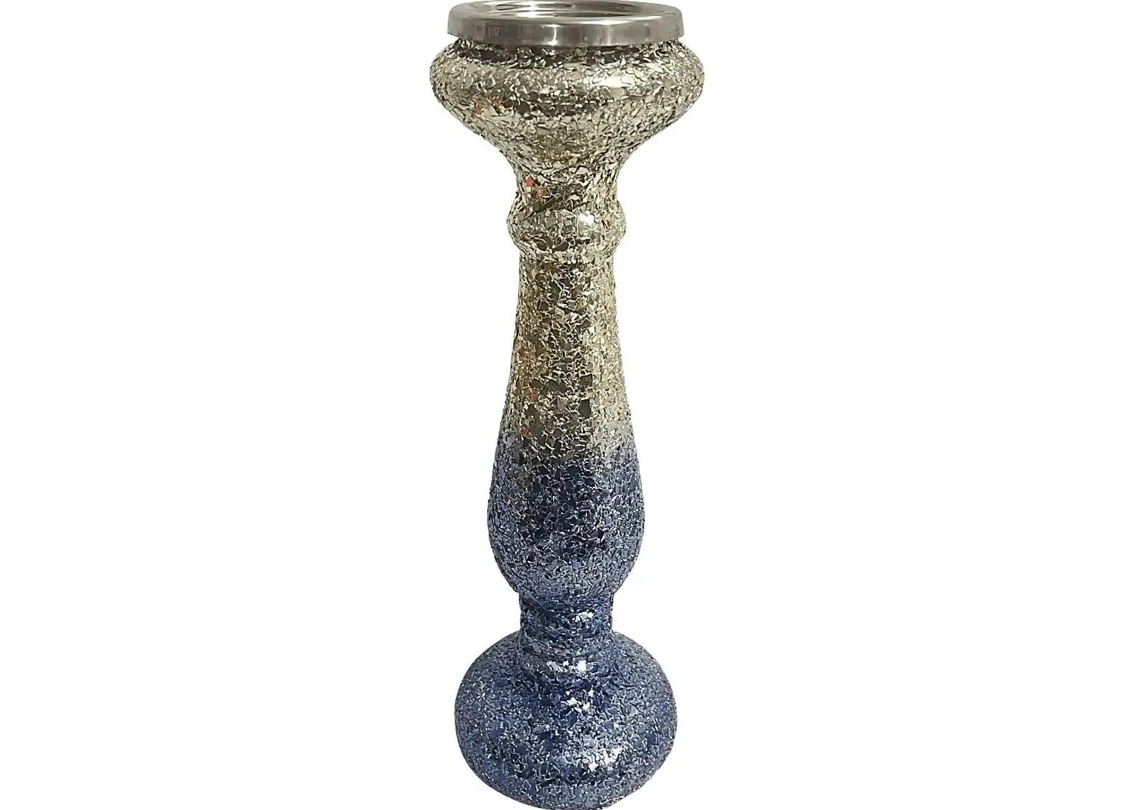 Lauramac Blue Large Candle Holder