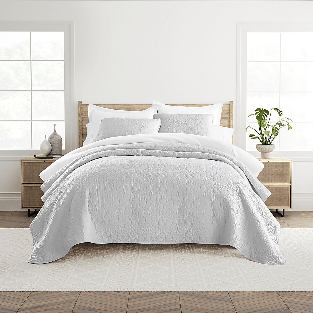 Goldhorn Gray 2 Pc Twin Quilt Set