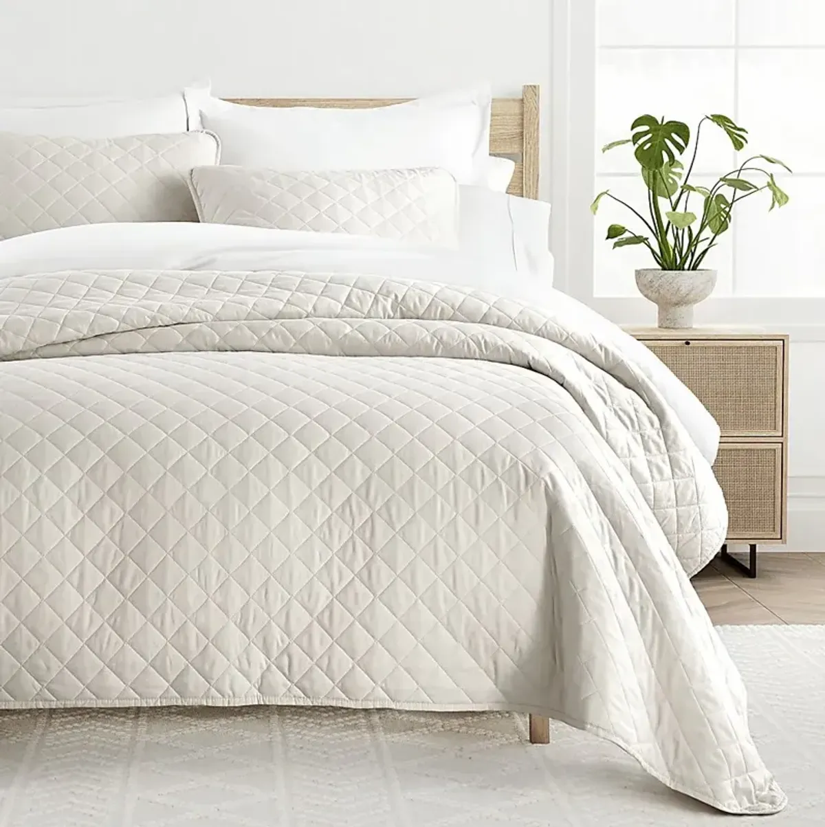 Lulldale Natural 2 Pc Twin Quilt Set