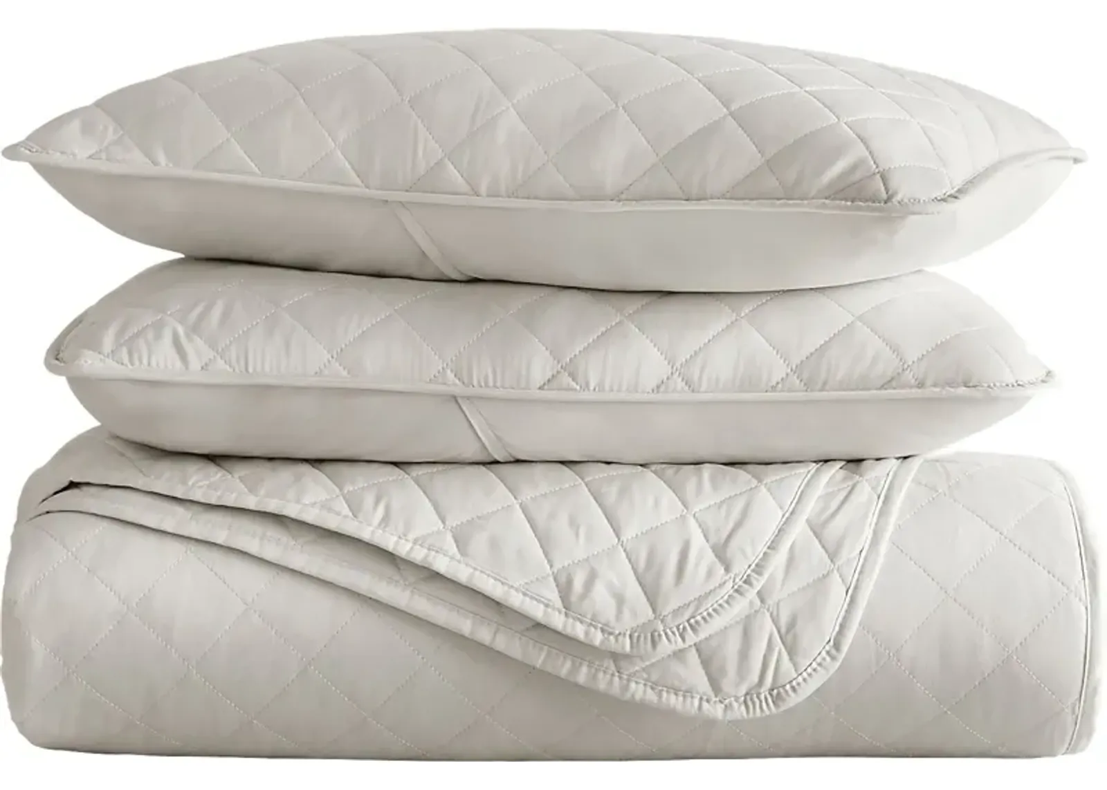 Lulldale Natural 3 Pc Queen Quilt Set