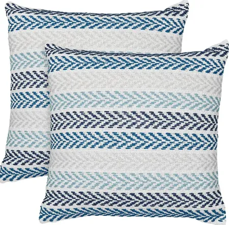 Istarie Blue Accent Pillow Set of 2