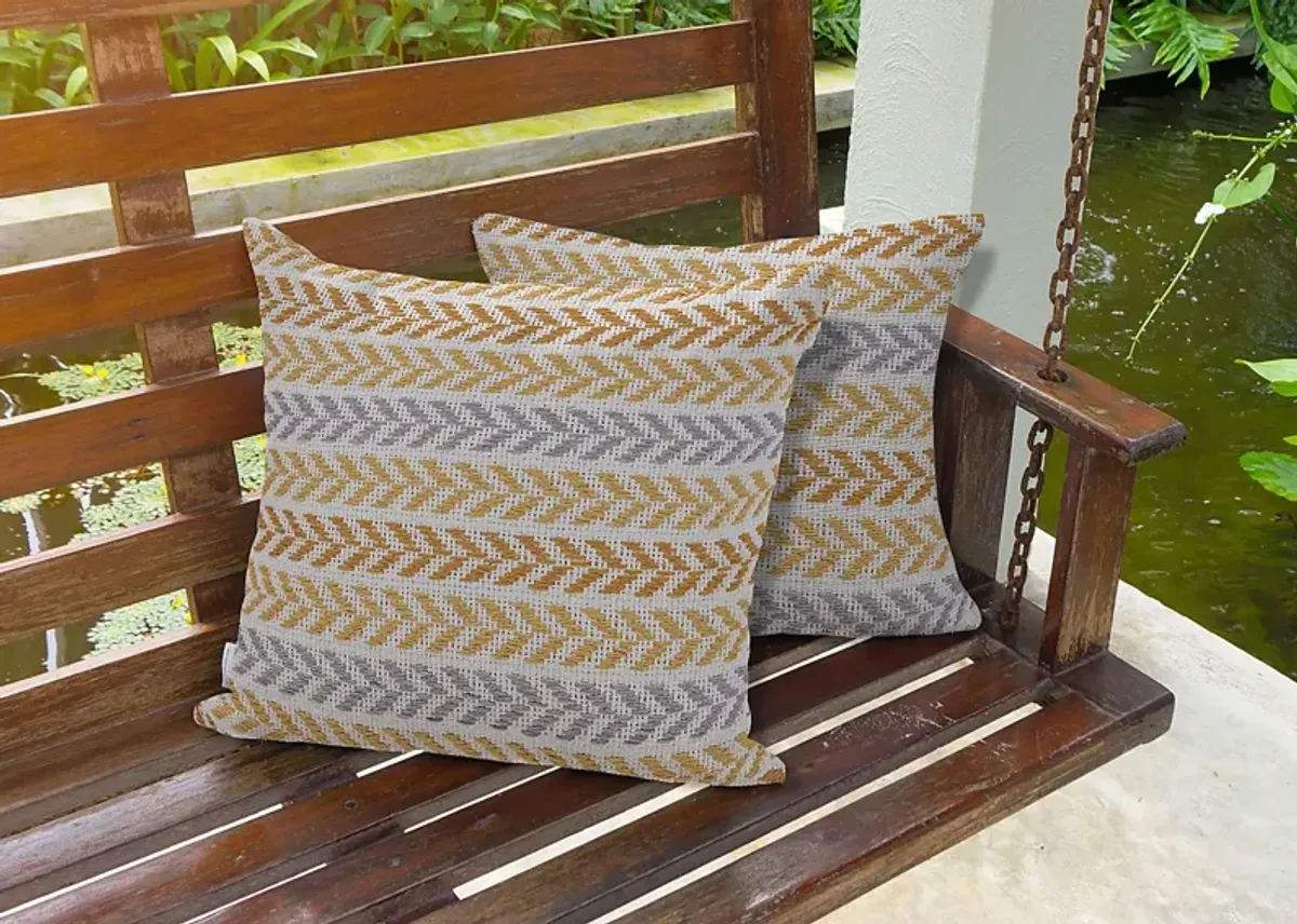 Istarie Yellow Accent Pillow Set of 2