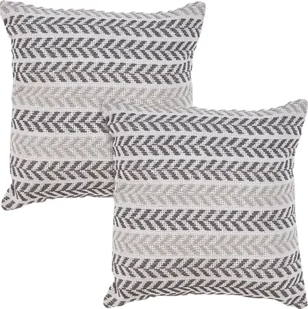 Istarie Gray Accent Pillow Set of 2