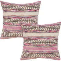 Midholm Pink Accent Pillow Set of 2