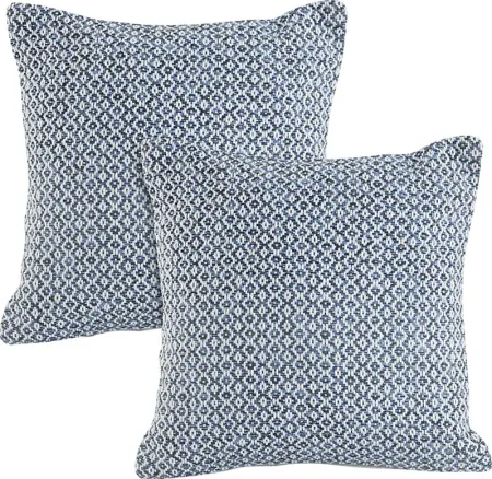 Antimo Navy Accent Pillow Set of 2