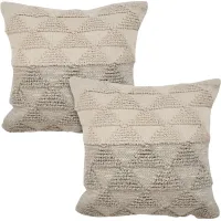 Lavellar Beige Accent Pillow Set of 2