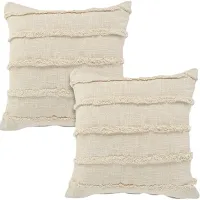 Lorelina Cream Accent Pillow Set of 2