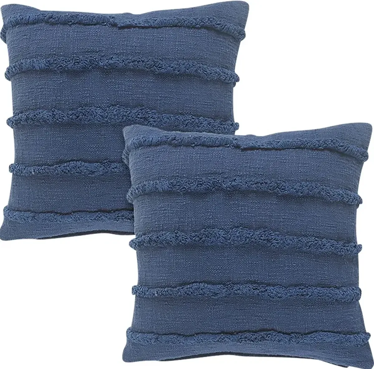 Lorelina Dark Blue Accent Pillow Set of 2