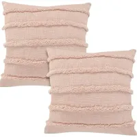Lorelina Pink Accent Pillow Set of 2