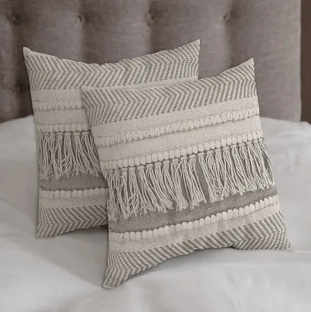 Sefora Beige Accent Pillow Set of 2