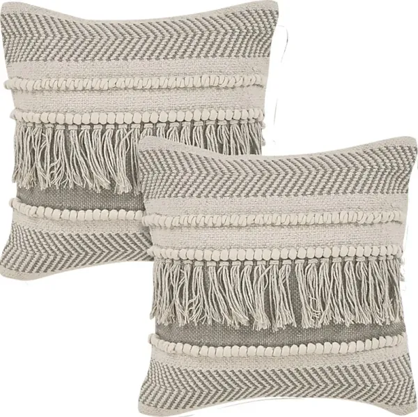 Sefora Beige Accent Pillow Set of 2