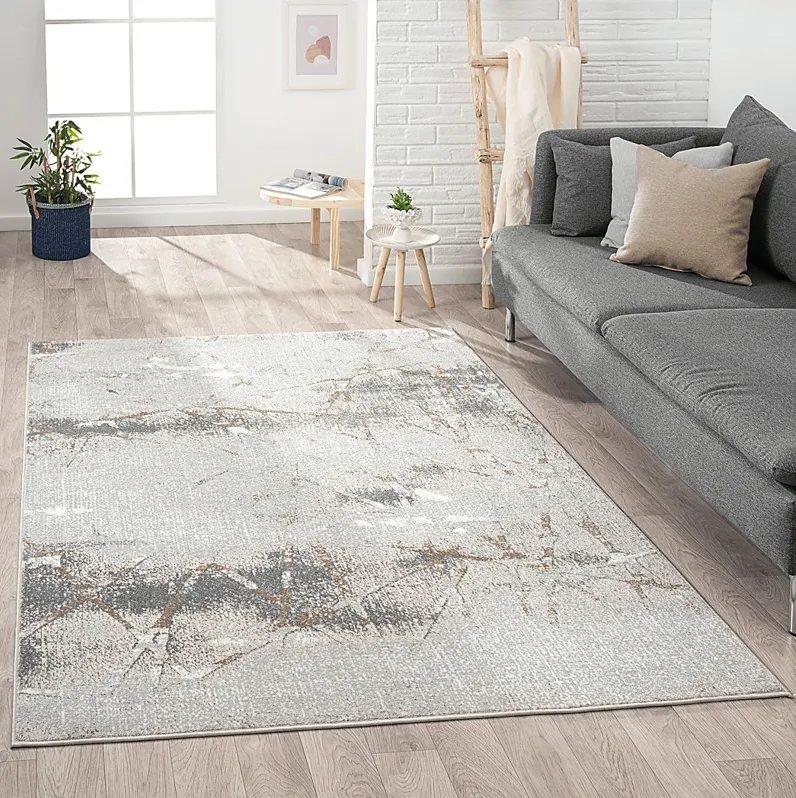 Aneliana Beige 5' x 7' Rug