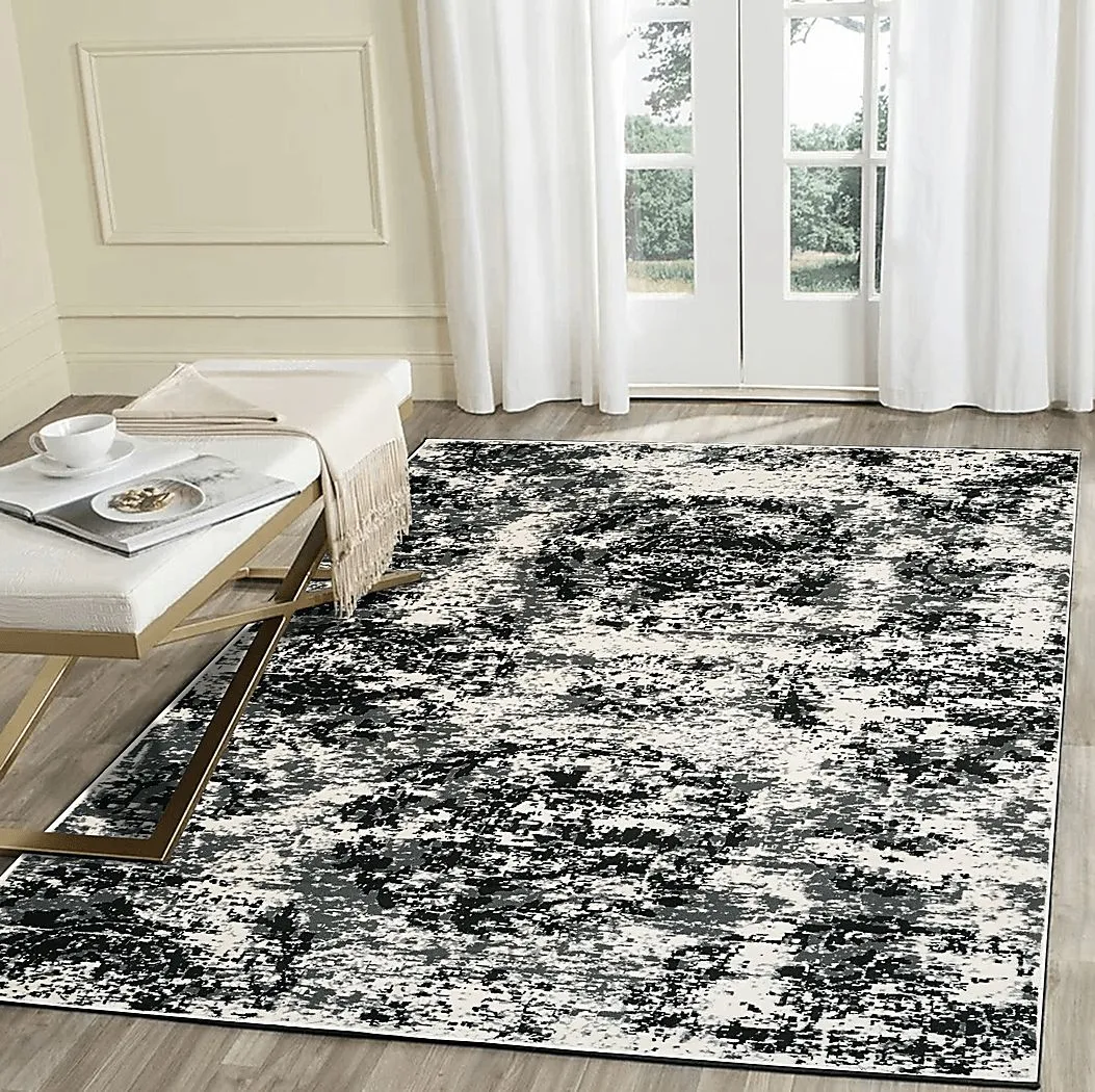 Harlowens Black 5'2 x 7'2 Rug