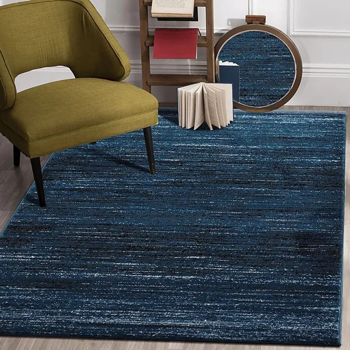 Felosas Dark Blue 5'2 x 7'2 Rug