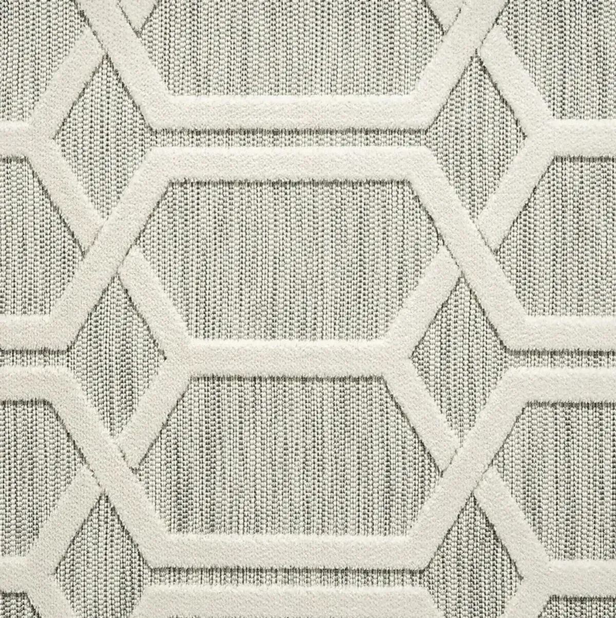 Aneloann Gray 7'9 x 9'9 Rug