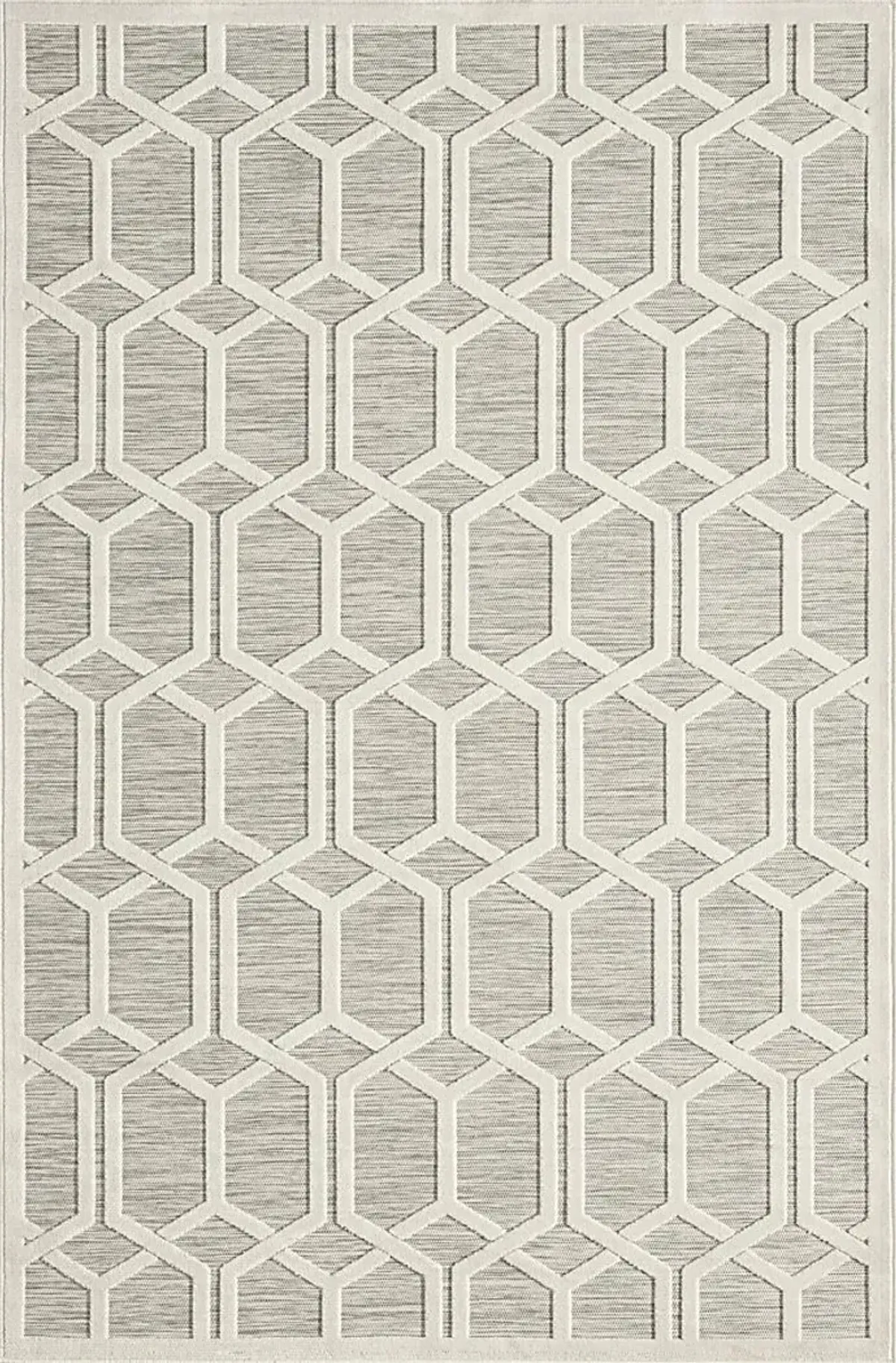 Aneloann Gray 7'9 x 9'9 Rug