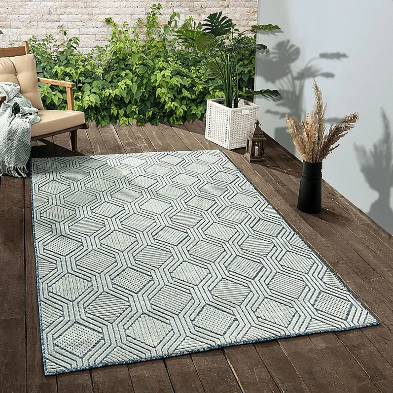 Anitalee Navy 5' x 7' Rug