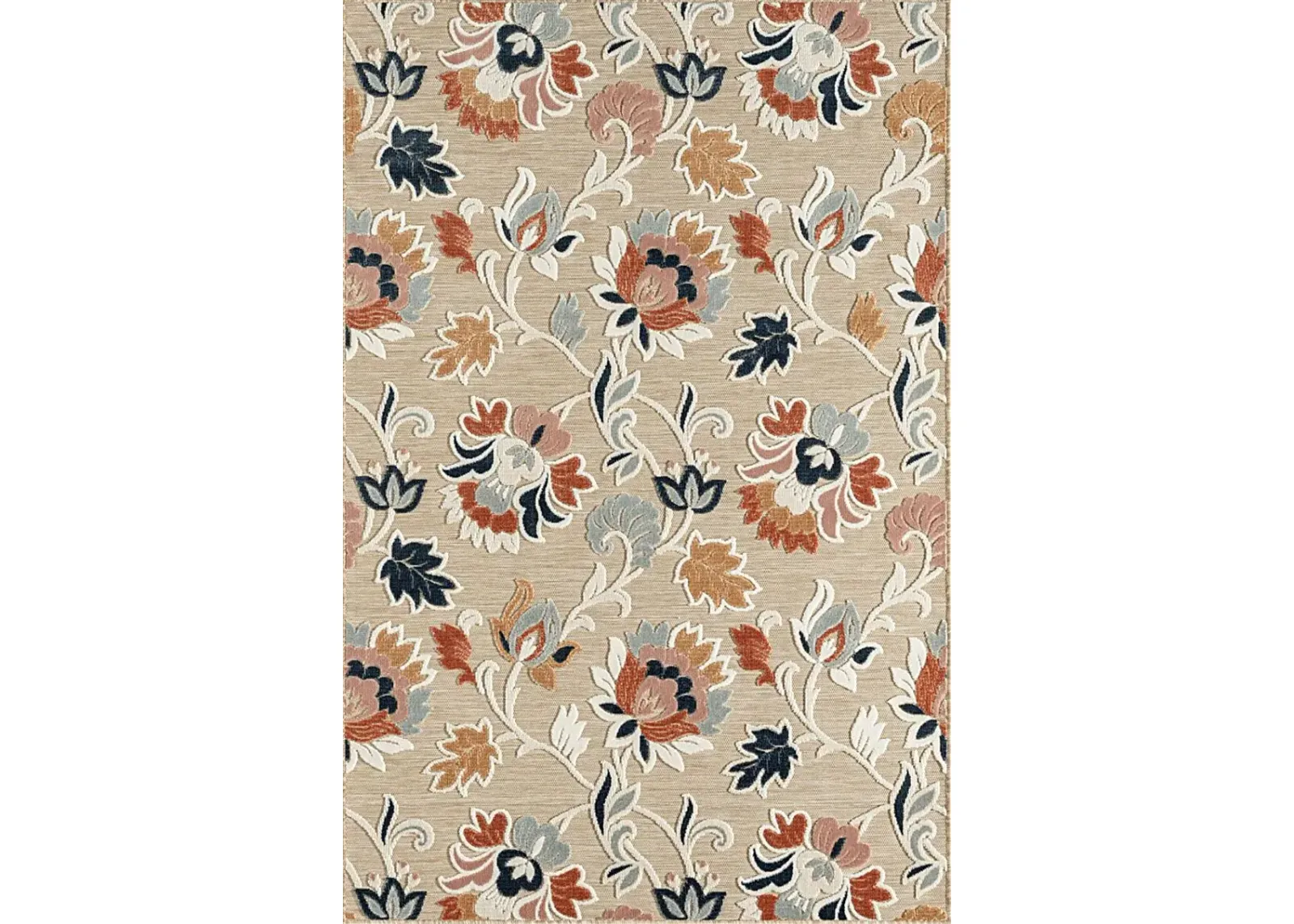 Anailas Beige 5' x 7' Rug