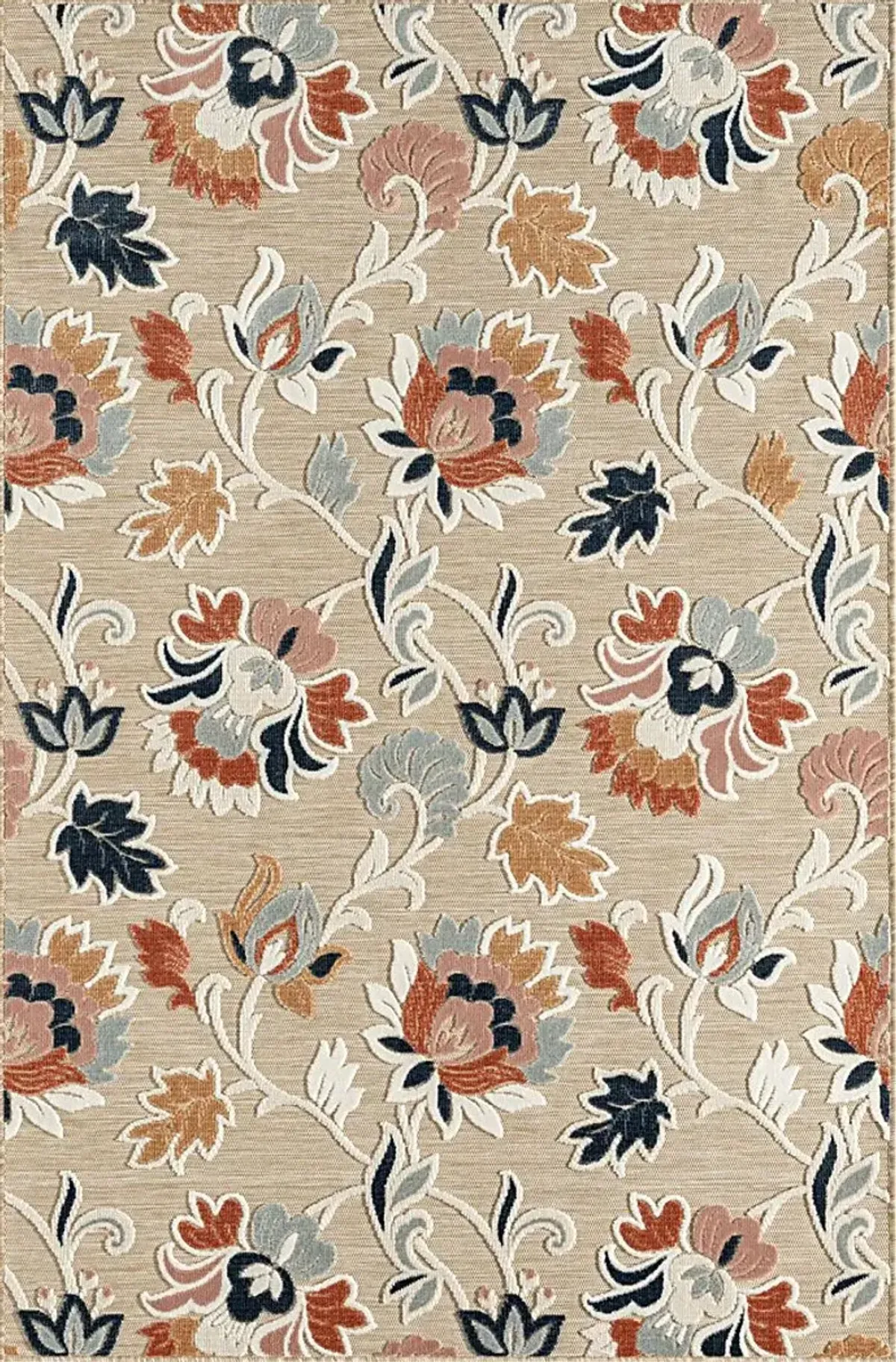 Anailas Beige 5' x 7' Rug