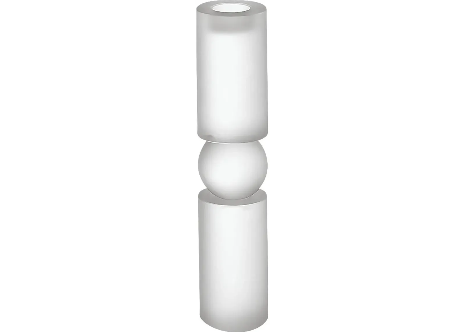 Nicoson III White Candle Holder