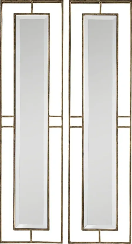 Rapalo Gold Mirror, Set of 2