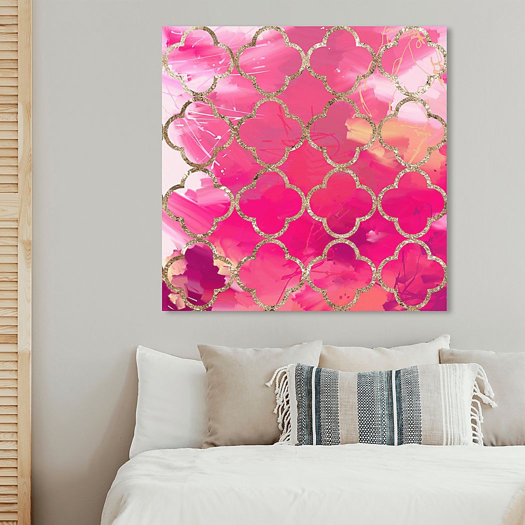 Enchanting View Pink Artwork