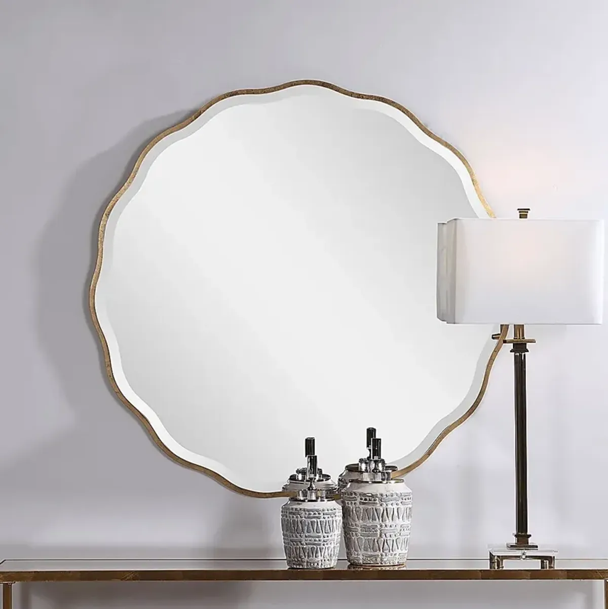 Cascalote Gold Mirror