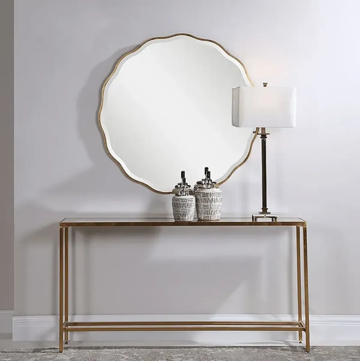 Cascalote Gold Mirror