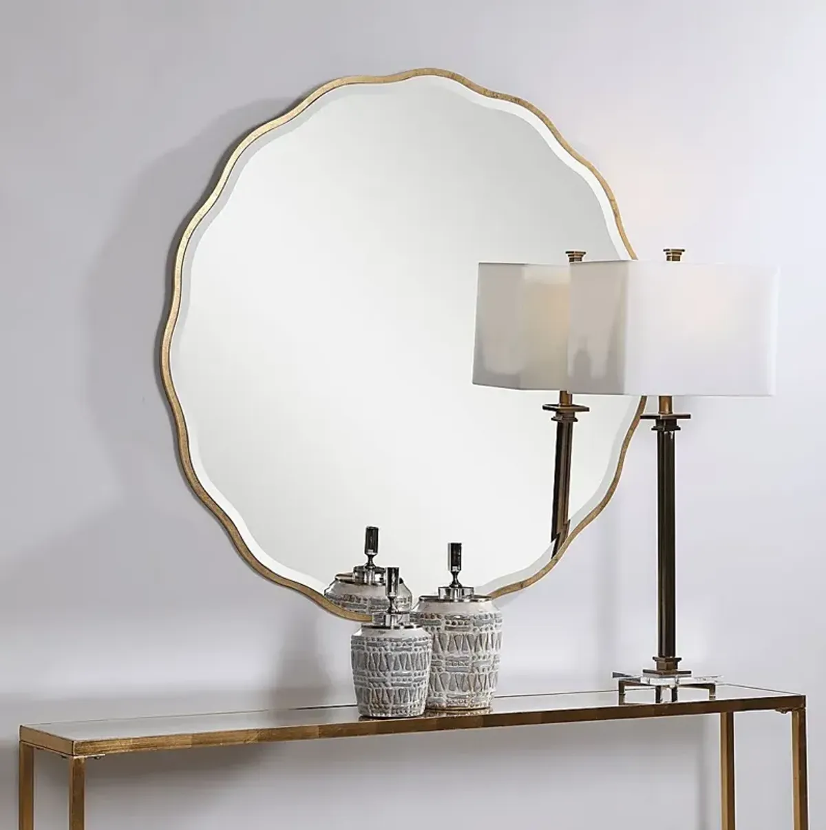 Cascalote Gold Mirror