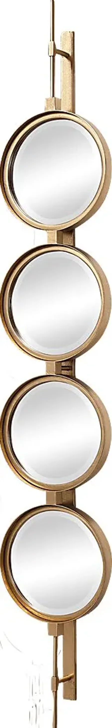 Whiteleigh Gold Mirror
