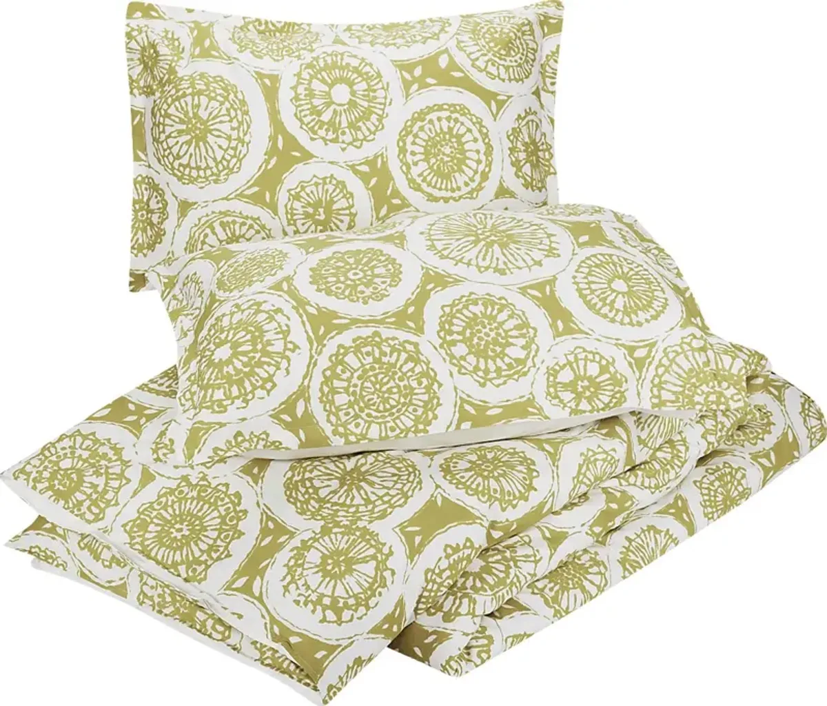 Anandale Yellow 3 Pc King Duvet Set