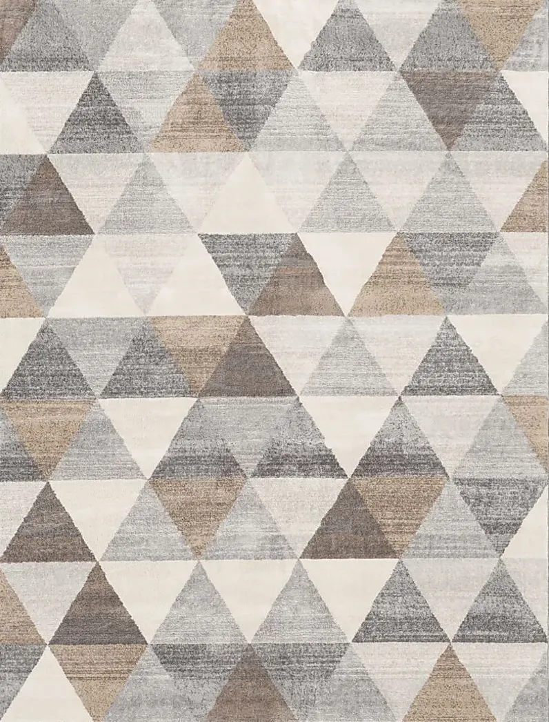 Sherbon II Gray 6'7 x 9' Rug